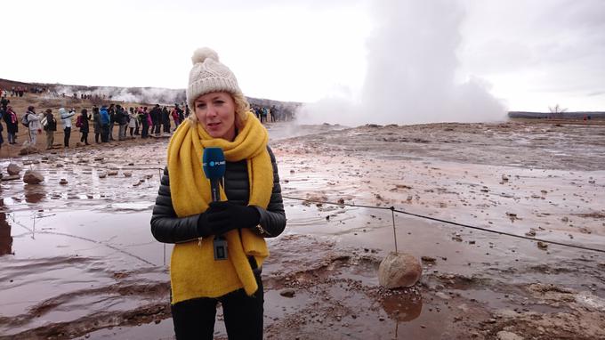 Voditeljica med obiskom Islandije | Foto: osebni arhiv