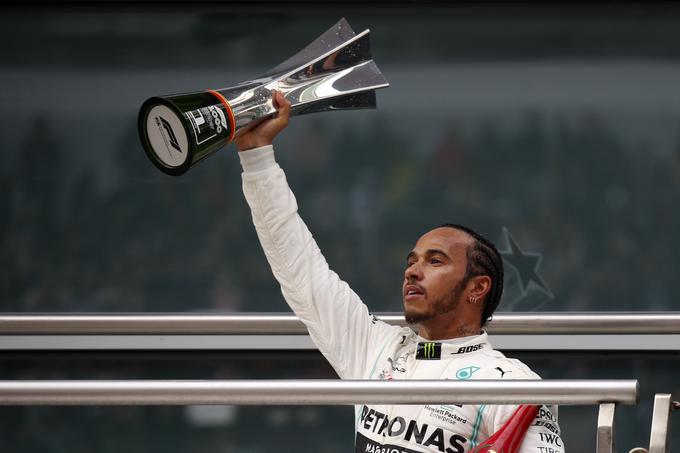 Lewis Hamilton je leta 2019 dobil VN Kitajske, tisočo dirko formule 1. S šestimi zmagami je najuspešnejši v Šanghaju. | Foto: Guliverimage