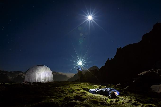 Romantična nočitev v Julijskih Alpah. Foto: Anže Čokl. | Foto: 