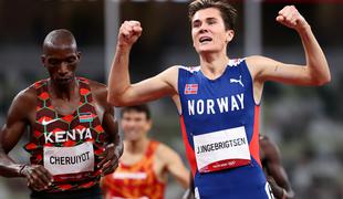 Norvežan z olimpijskim rekordom do zlata