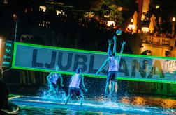 Na Ljubljanici prvi turnir v odbojki na vodi na svetu