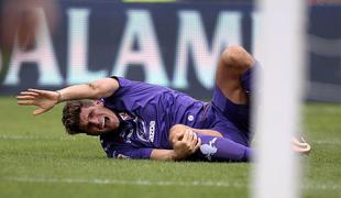 Fiorentina brez Gomeza šest do sedem tednov