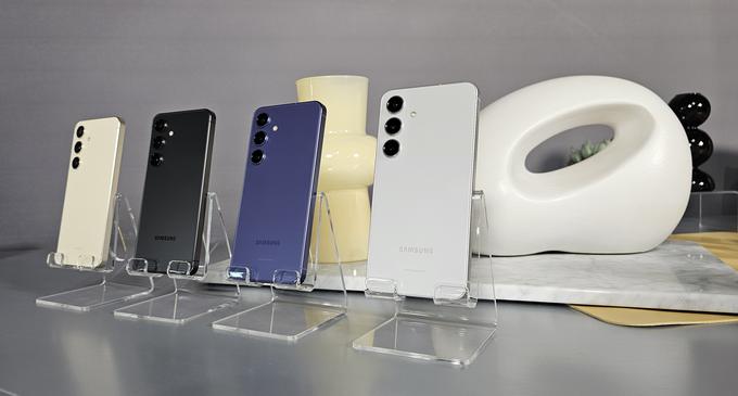 Barvne različice pametnih telefonov Samsung Galaxy S24 in Samsung Galaxy S24+ | Foto: Srdjan Cvjetović