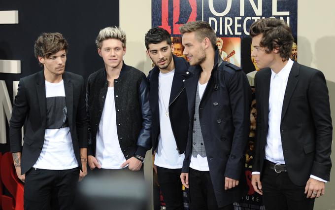 Zayn Malik (v sredini) leta 2013, ko je bil še član skupine One Direction | Foto: Guliverimage/AP