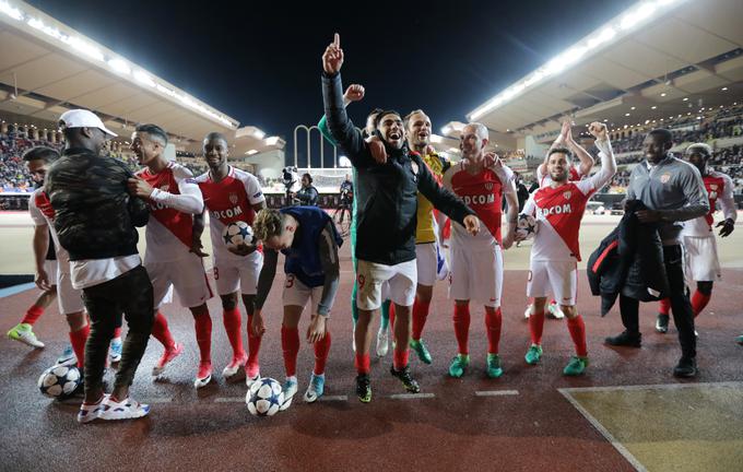 Monaco je v četrtfinalu lige prvakov izločil Borussio Dortmund. | Foto: Reuters
