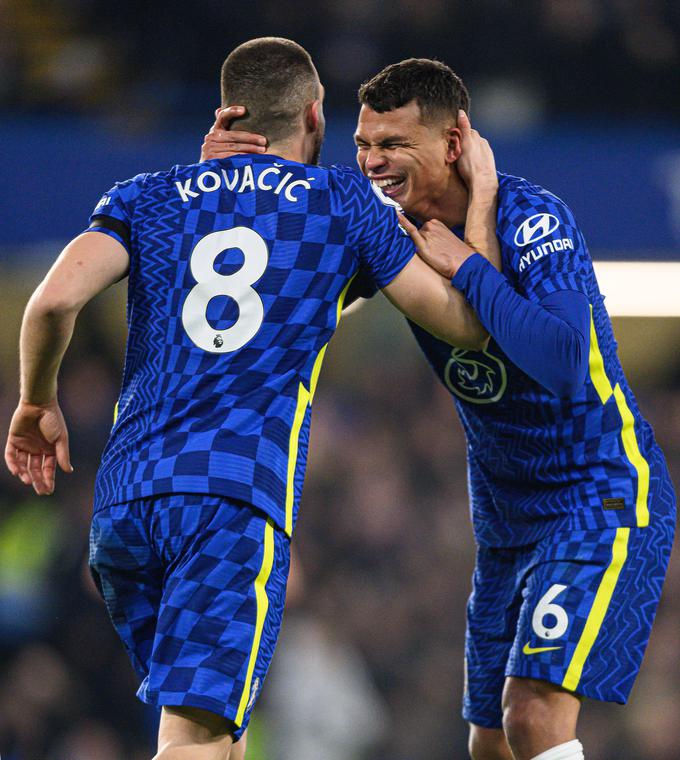 Thiago Silva in Mateo Kovačić branita barve Chelseaja. | Foto: Guliverimage/Vladimir Fedorenko