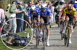 Drama na dirki Pariz-Roubaix, ki ima žrtev, še vedno pa išče krivca #video