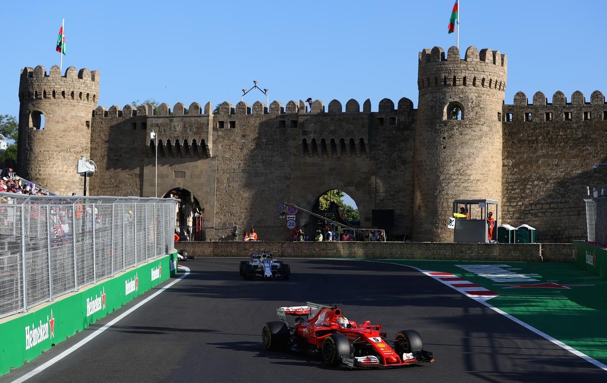 Ferrari Baku 2017 | Baku letos ne bo gostil najboljših voznikov formule 1. | Foto Getty Images