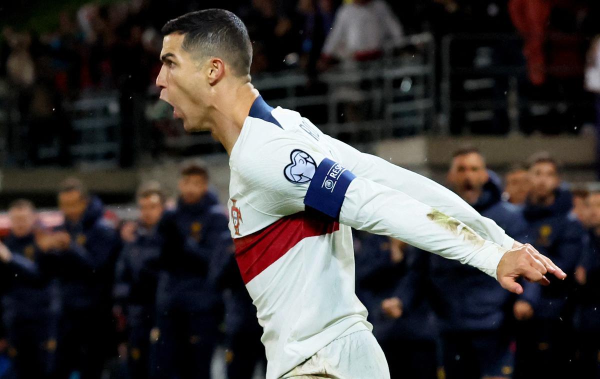Cristiano Ronaldo Portugalska | Cristiano Ronaldo je s 13 zadetki prvi strelec prvenstva Savdske Arabije, danes pa je dosegel svoj deseti gol v kvalifikacijah. | Foto Reuters