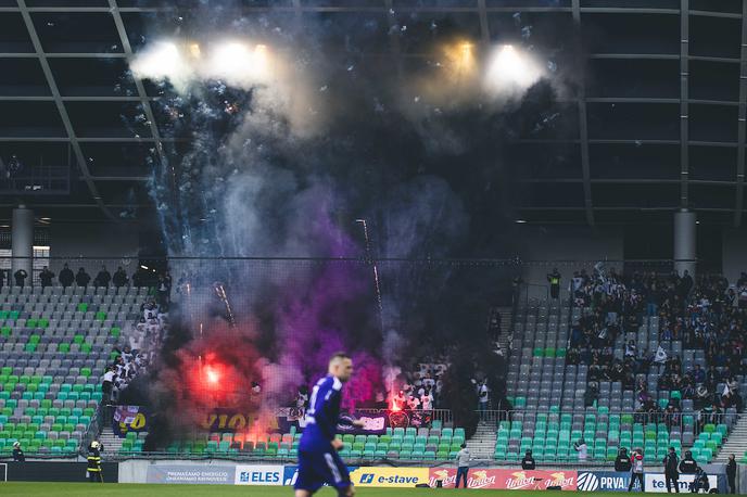 Olimpija Maribor | Olimpija bo morala zaradi svojih navijačev plačati 650 evrov kazni.  | Foto Grega Valančič/Sportida