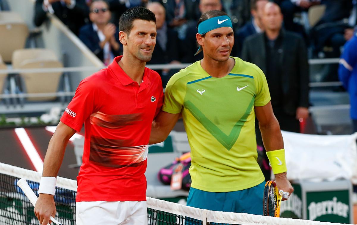 Novak Đoković Rafael Nadal | Rafael Nadal meni, da je Novak Đoković največji teniški igralec v zgodovini tega športa. | Foto Guliverimage