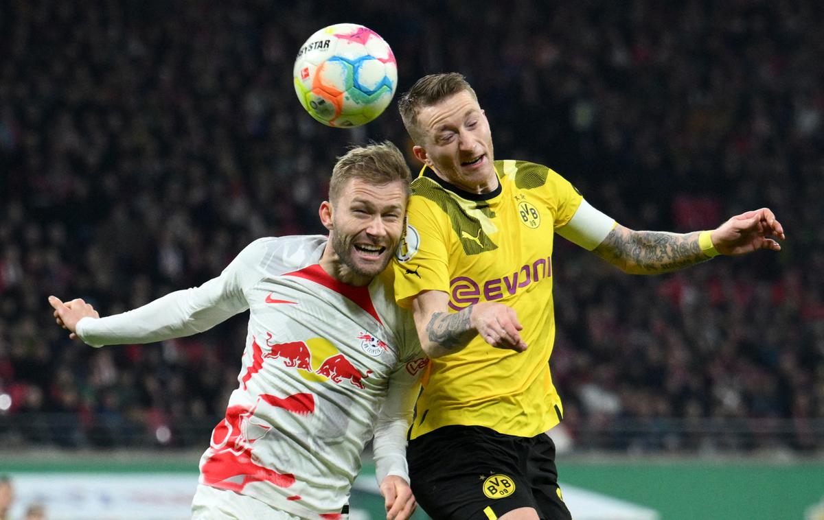 RB Leipzig Borussia Dortmund | Po Bayernu pred vrati polfinala ostal še Dortmund. | Foto Reuters