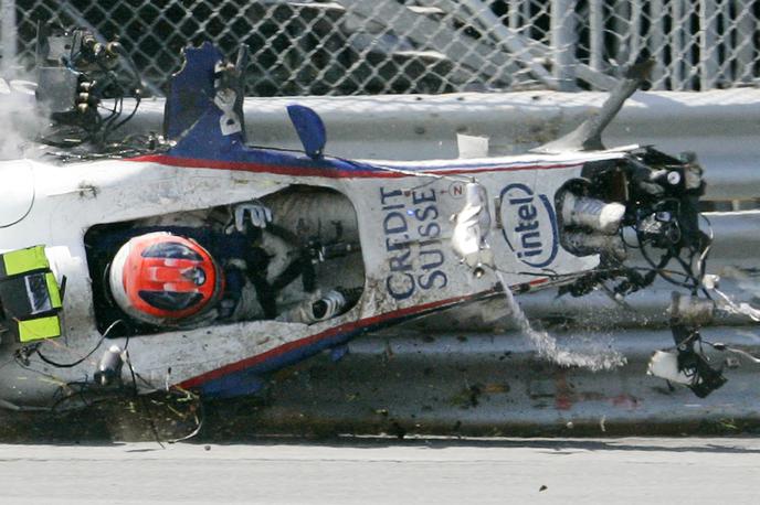 Robert Kubica Montreal 2007 | Takole izgleda, ko si Rober Kubica zvije gleženj. | Foto Reuters