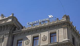 Delnice Credit Suisse znova strmoglavile