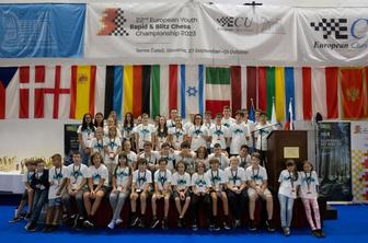 Slovenski mladinci evropski prvaki v šahu