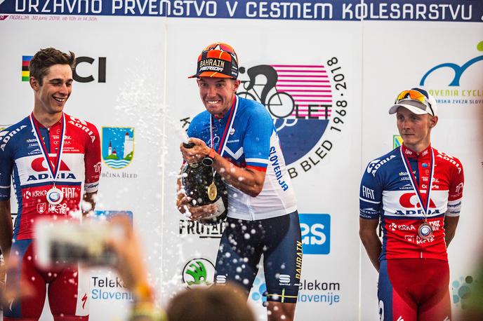 Radovljica, kolesarsko DP 2019 | Slovenski državni prvak v cestni vožnji je Domen Novak. | Foto Peter Podobnik/Sportida