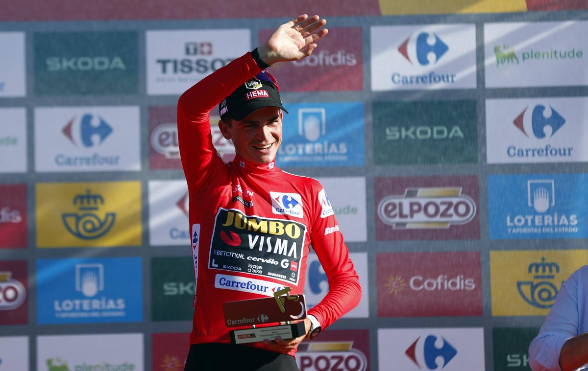 Sepp Kuss, Vuelta 2023 | Sepp Kuss: Že z dvema kapetanoma na dirki ni lahko, še toliko bolj zapleteno pa je, če so trije.  | Foto Guliverimage
