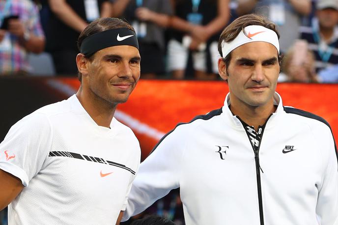 Roger Federer in Rafael Nadal | Foto Guliver/Getty Images