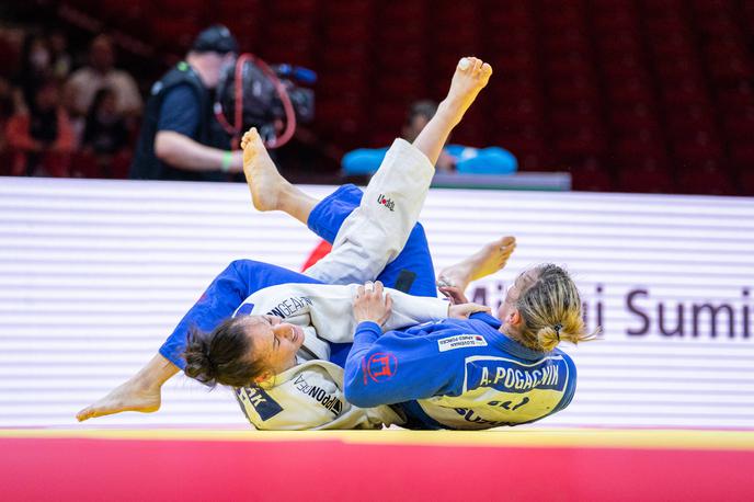 Anka Pogačnik | Anka Pogačnik se je na svetovnem prvenstvu v Taškentu v kategoriji do 70 kg kot prva iz slovenskega tabora prebila do tretjega kroga. | Foto Guliverimage