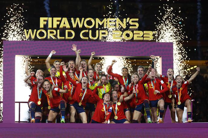 Španija Sp 2023 | Španke so nove svetovne prvakinje v nogometu. Edini zadetek v finalu je dosegla Olga Carmona v 29. minuti. | Foto Reuters