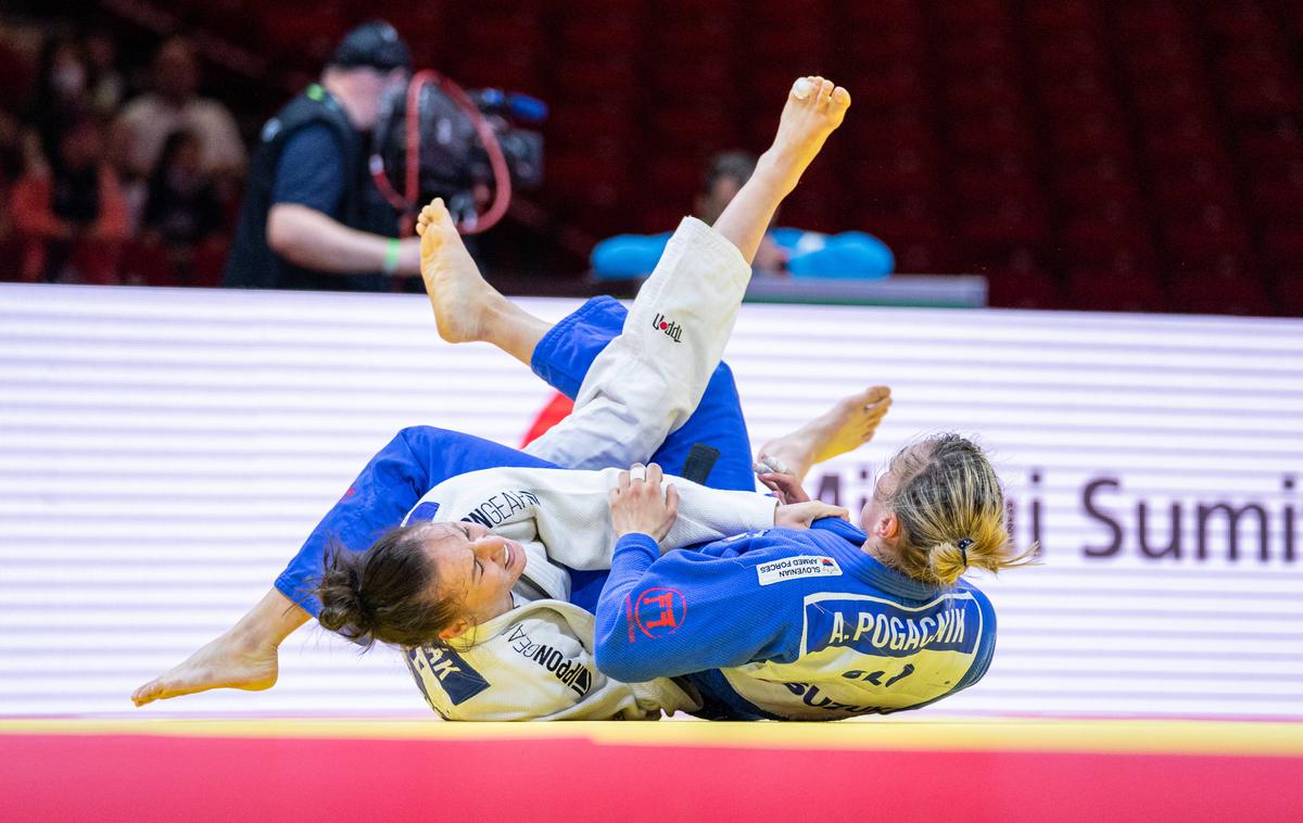 Anka Pogačnik | Anka Pogačnik se je na svetovnem prvenstvu v Taškentu v kategoriji do 70 kg kot prva iz slovenskega tabora prebila do tretjega kroga. | Foto Guliverimage