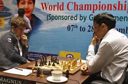 Carlsen vse bliže naslovu šahovskega prvaka