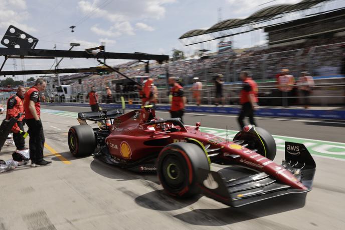 Hungaroring Sainz Ferrari | Prvi trening na Hungaroringu pri Budimpešti je dobil Carlos Sainz. | Foto Reuters