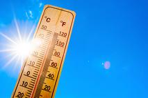 vročina, termometer, poletje, visoke tremperature