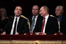 Vladimir Putin, Dmitrij Medvedjev in Anton Vaino