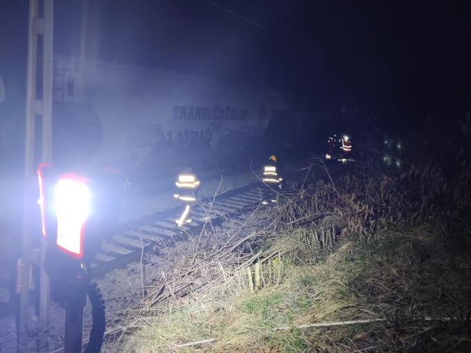 železniška nesreča pri Ivanjem selu | Foto: PGD Ivanje selo/Facebook