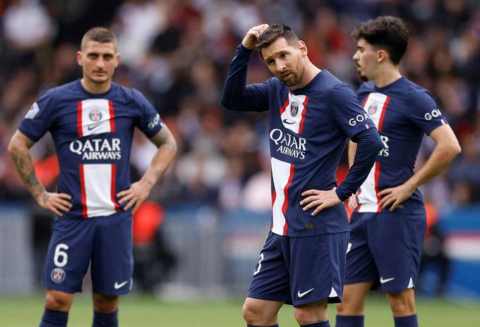 Prednost PSG je po porazu proti Lorientu skopnela na pet (Marseille) oziroma šest točk (Lens). | Foto: Reuters