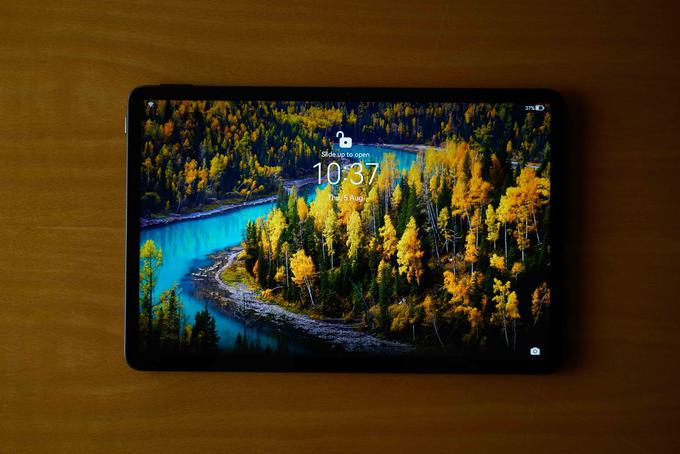 MatePad 11 je prva Huaweieva tablica, katere slika na zaslonu se lahko osveži 120-krat v sekundi. | Foto: Jan Lukanović