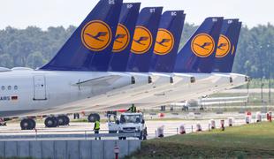 Tudi piloti družbe Lufthansa grozijo s stavko