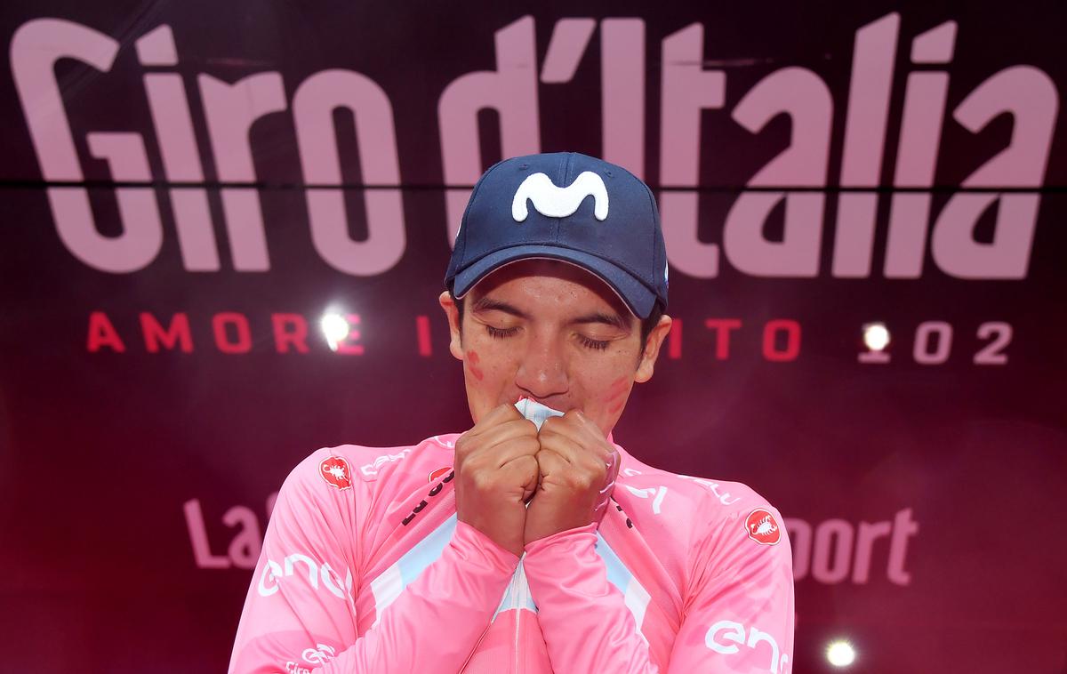 Richard Carapaz | Richard Carapaz se je z zmago na Giru zapisal med nesmrtne. | Foto Giro/LaPresse