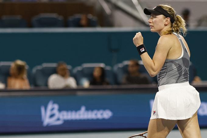 Jekaterina Aleksandrova se je drugič v karieri uvrstila v polfinale mastersa 1000. | Foto: Reuters