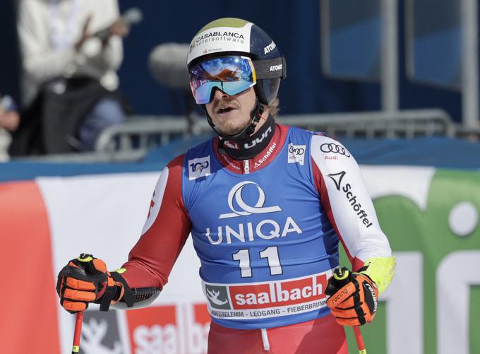 Avstrijec Manuel Feller je osvojil slalomski globus. | Foto: Reuters