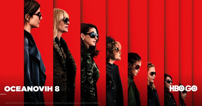 Debbie (Sandra Bullock), sestra legendarnega roparja Dannyja Oceana, zbere žensko ekipo spretnih pajdašinj za tatvino stoletja. Njihov cilj je razkošna newyorška letna prireditev ter ogrlica, vredna 150 milijonov dolarjev. Zvezdniško igralsko zasedbo filma dopolnjujejo Cate Blanchett, Anne Hathaway, Helena Bonham Carter, Sarah Paulson, Mindy Kaling in Rihanna. • Premiera: v nedeljo, 8. 9., ob 20. uri na HBO.* │ Film bo od 8. 9. na voljo tudi na HBO OD/GO.

 | Foto: 