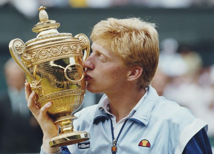 Boris Becker še danes velja za najmlajšega zmagovalca Wimbledona. V svoji karieri je osvojil šest zmag na turnirjih za grand slam. | Foto: Guliverimage/Getty Images