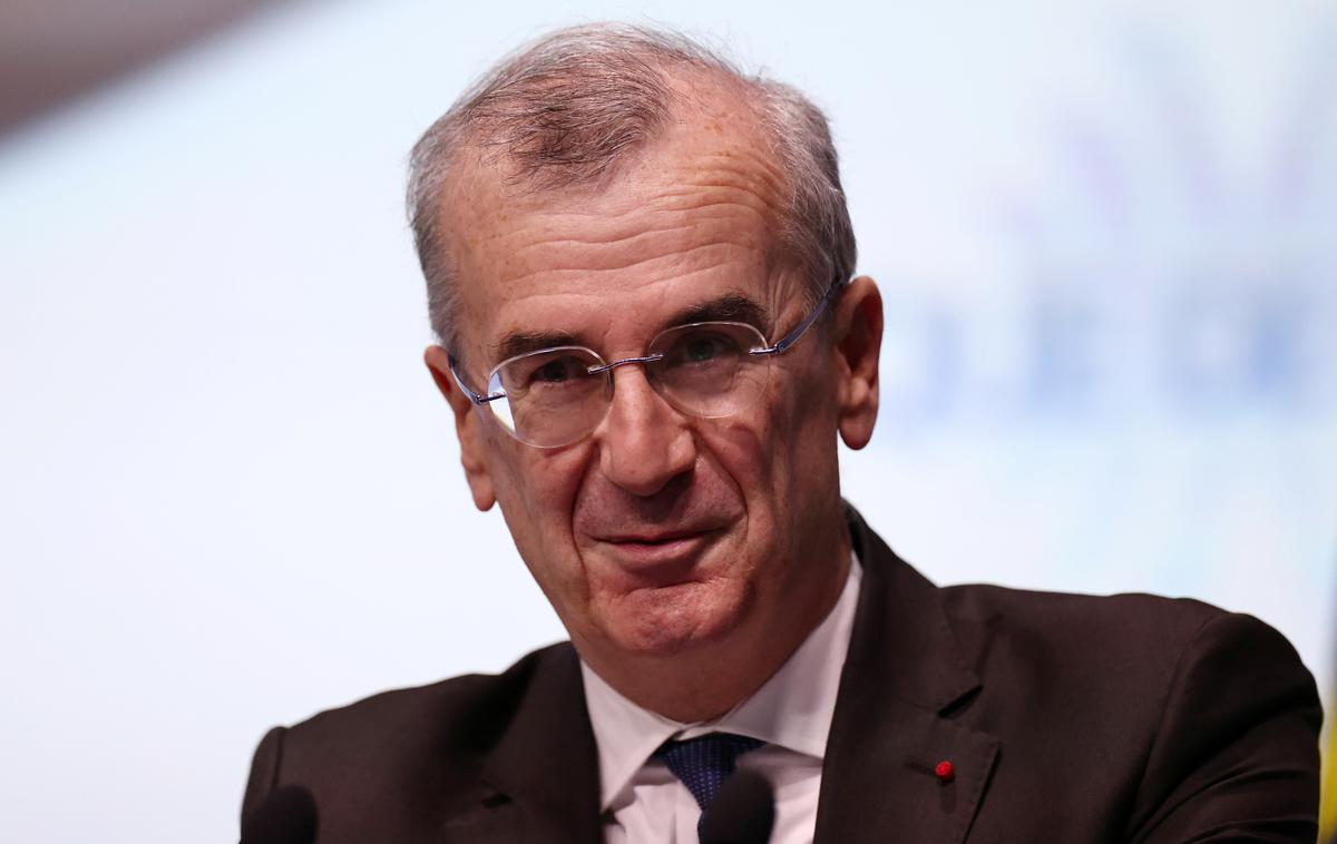 Francois Villeroy de Galhau | Francois Villeroy de Galhau je zatrdil, da med guvernerji ECB obstaja široko soglasje glede prihajajočega znižanja obrestnih mer. | Foto Reuters Connect