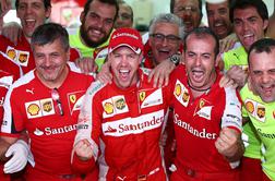 Čustveni Vettel: V zadnjih krogih sem se obremenjeval z zmago