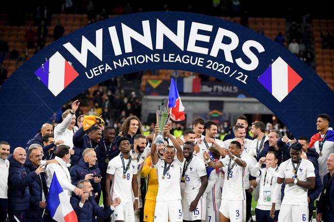 Francija je letos v finalu lige narodov v Milanu premagala Španijo in na seznamu zmagovalk nasledila Portugalsko. | Foto: Reuters