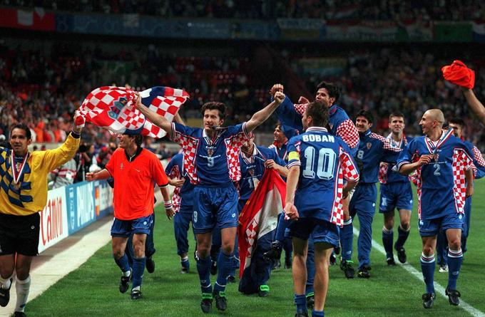 Hrvaški nogometaši so leta 1998 na svetovnem prvenstvu osvojili tretje mesto, 20 let pozneje pa so postali svetovni podprvaki! Letos bodo nastopili na SP v Katarju. | Foto: Guliverimage/Getty Images