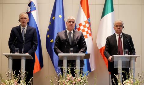 Slovenija, Hrvaška in Italija za uvedbo trilateralnih mešanih patrulj