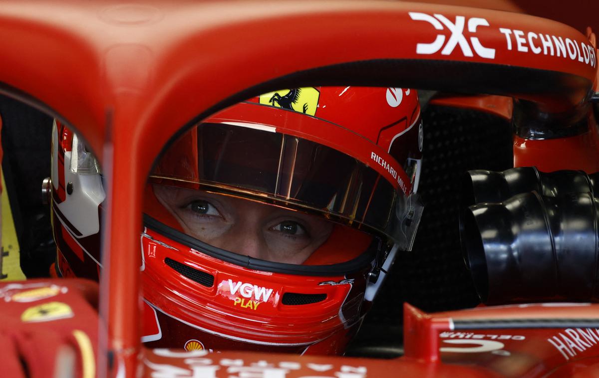Bahrajn testiranja Charles Leclerc Ferrari | Charles Leclerc je bil v petek najhitrejši, dirkal je z nastavitvami za dirko. | Foto Reuters