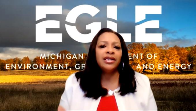 Regina Strong je prva varuhinja okoljske pravičnosti pri ministrstvu za okolje in energijo ameriške zvezne države Michigan. | Foto: S. C. (zajem zaslona)