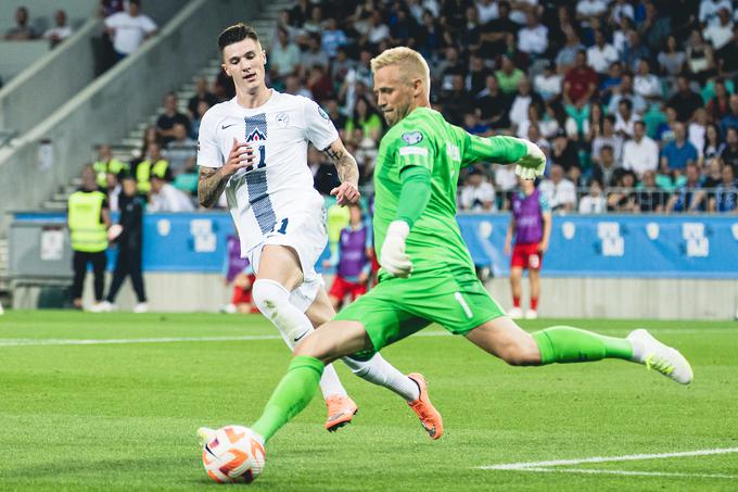Slovenija in Danska sta se pred petimi meseci v Ljubljani razšli brez zmagovalca (1:1). | Foto: Grega Valančič/Sportida