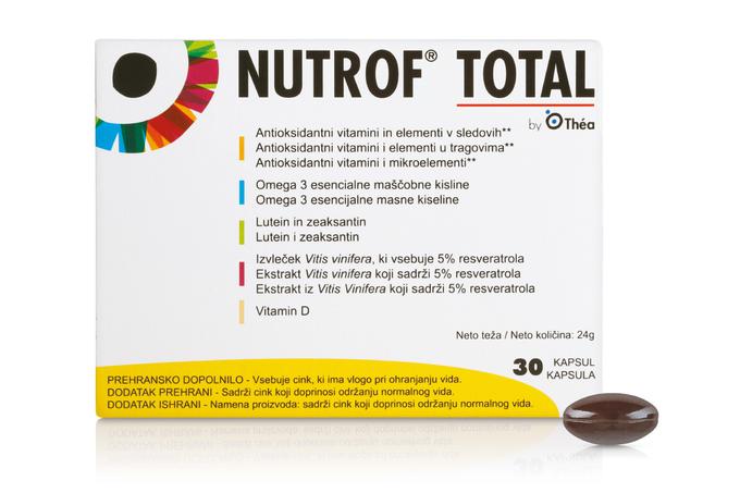 Nutrof Total je vodilno prehransko dopolnilo za oči v Evropi.  | Foto: 