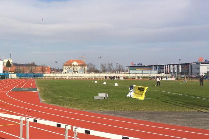 štadion Ptuj | Štadion na Ptuju je gostil zimsko državno prvenstvo v metih. | Foto Atletska Zveza Slovenije
