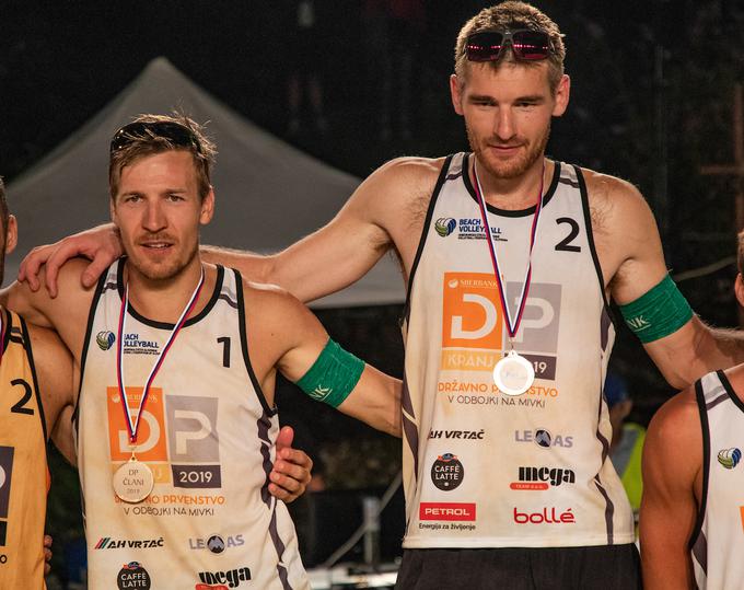 Tadej Boženk in Vid Jakopin sta državna prvaka v moški konkurenci. | Foto: Urban Meglič/Sportida