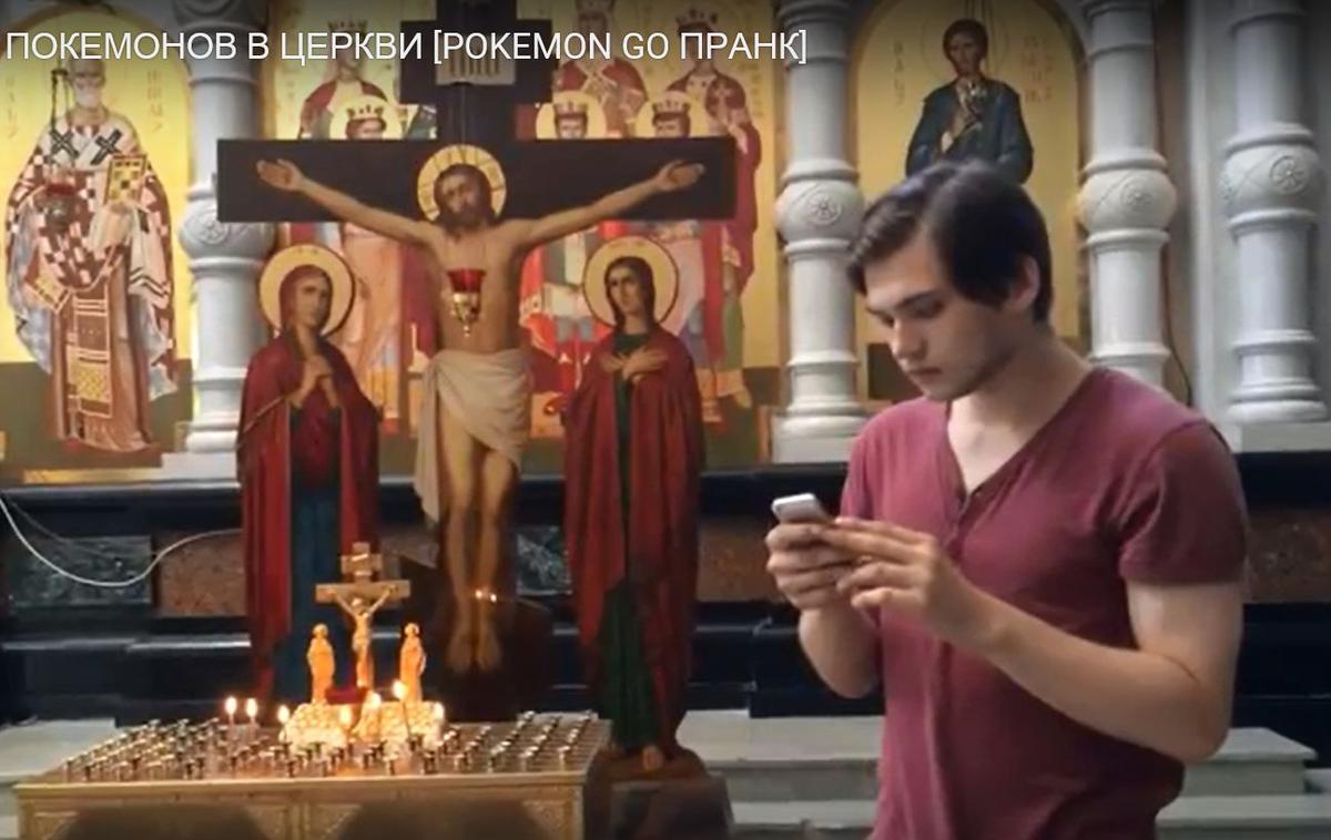 Pokemoni v ruski cerkvi | Foto YouTube